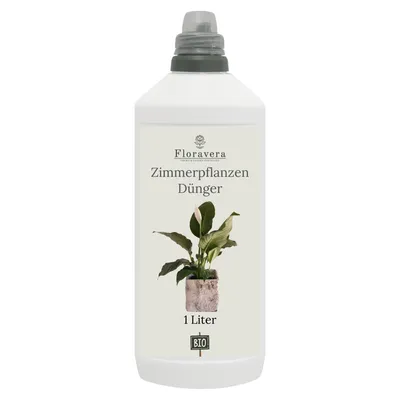 Produktbild von Floravera Premium Zimmerpflanzen Flüssigdünger 1 Liter Dünger Wohnungspflanzen