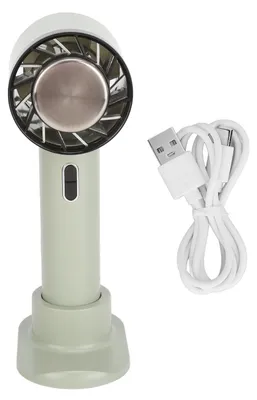 Obrázok produktu pre Prenosný, kompaktný ventilátor s funkciou kompresora a možnosťou nabíjania cez USB, ideálny pre študentov počas leta