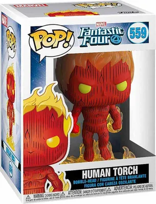 Produktbild von Fantastic Four 4 - Human Torch 559 - Funko Pop! - Vinyl Figur
