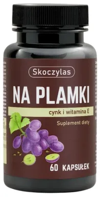 Obrázek produktu pro Skoczylas Na skvrny (Zinek, Bet karoten, Vitamin E) - 60 kapslí