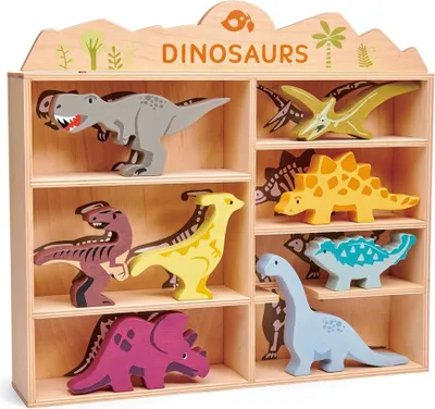 Immagine prodotto di Tender Leaf è un gioco di dinosauri in legno - educativo e sostenibile