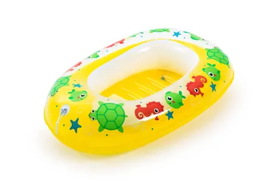 Produktbild von Bestway 34037 - Kinder-Schlauchboot Kiddie Raft 102 x 69 cm - Gelb