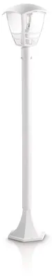 Zdjęcie produktu dla Philips myGarden Latarnia Creek 60 W E27 bez żarówki, Zewnętrzne oświetlenie postument/słup, Biały, Metal, IP44, Patio, Ogród, I
