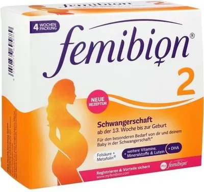 Produktbild von FEMIBION 2 Schwangerschaft Kombipackung 2X28St PZN 15199993