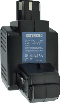 Produktbild von EXTENSILO Akku Ersatz für Hilti BP72, BP60, 331530, BP40 für Werkzeug (4000 mAh, NiMH, 24 V)