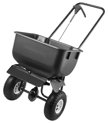 Dngerstreuer Handstreuer 3L Mit 4-stufiger Einstellung  Praktischer  Streuwagen Fr Rasendnger, Saatgut, Streusalz & Kompost