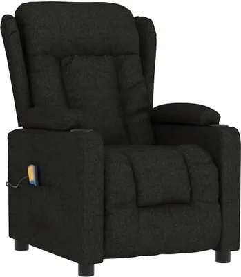 Obrázok produktu pre masážne kreslo vidaXL Black Fabric