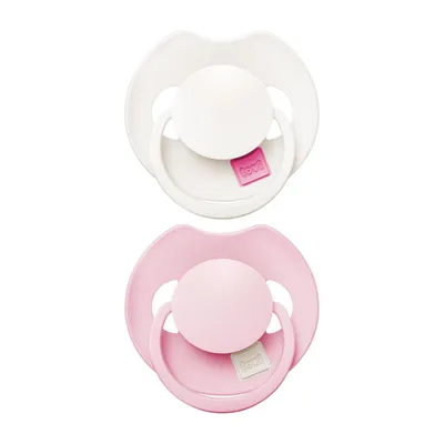 Produktbild von LOVI Prime Tutti Frutti Dynamischer Silikon-Schnuller Rose/Rose Cream 0-6 m 2 St. 34/454