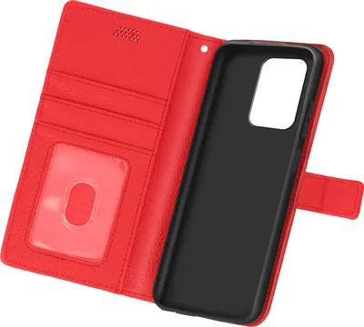 Image de Xiaomi Redmi Note 10 5G / Poco M3 Pro Étui avec porte-cartes - Rouge