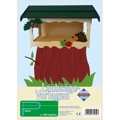 Produktbild von PEBARO Laubsägevorlage Vogelhaus