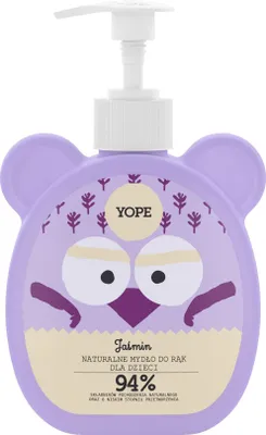 Immagine prodotto di Yope, Sapone naturale per bambini al gelsomino, 94%, 400 ml