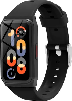 Produktbild von INF Multifunktionale Smartwatch mit Herzfrequenz & Blutsauerstoff, Hry Fine App Schwarz