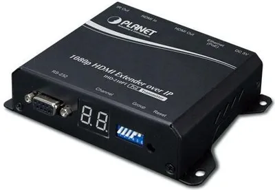 Zdjęcie produktu dla PLANET IHD-210PT, 1920 x 1080 px, Nadajnik AV, 100 m, Czarny, HDCP