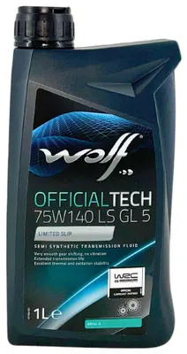 Produktbild von Wolf OfficialTech 75W-140 LS GL 5 Getriebeöl 1 Liter (8304200)