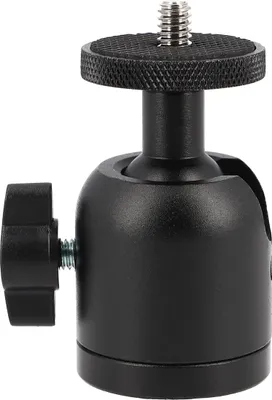 Produktbild von Mini Metall Kugelkopf 3/8 Zoll - Universal Kugelkopf mit 360° Drehung für Stativ & Zubehör