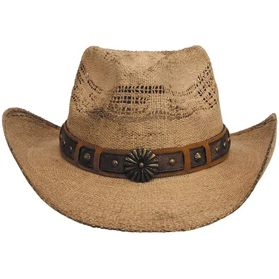 Produktbild von Fox Outdoor Strohhut, "Colorado", mit Hutband, braun