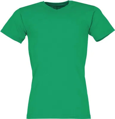 Produktbild von Fruit of the Loom Valueweight V-Neck T Farbe: maigrün Größe: L