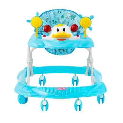 Produktbild von Baby Lauflernhilfe Gehfrei Lauflernwagen mit Musik Spielcenter Blau