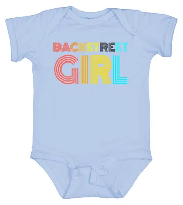 Productafbeelding van Backstreet Girls-fan, boyband uit de jaren '90, muziek, concert, opmerking, sarcasme, babyromper, lichtblauw, maat 0/3
