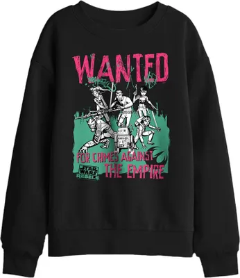 Produktbild von Star Wars - "Wanted Rebels" Sweatshirt für Kinder TV29896 (116) (Schwarz)