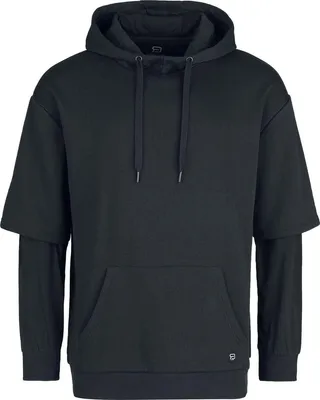 Produktbild von RED by EMP Herren schwarzer Kapuzenpullover mit Kängurutasche XXL