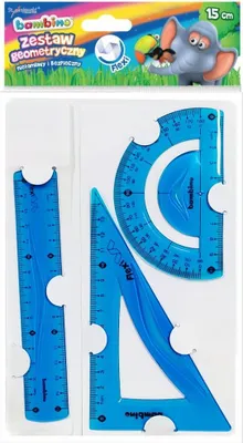 Immagine prodotto di Set geometrico 3 elementi, flessibile, 15 cm BAMBINO