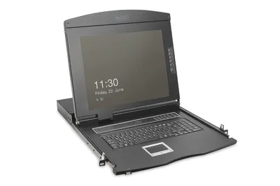 Zdjęcie produktu dla Digitus DS-72221-1GE, 48,3 cm (19"), 1920 x 1080 px, 1000:1, 16:9, TFT, 16.78 millionów kolorów