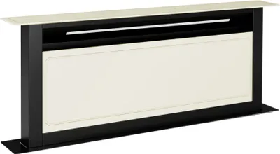 Produktbild von Klarstein Victoria Downdraft Dunstabzugshaube - A++ Energieeffizienz, 720 m³/h Luftdurchsatz, Flüsterleise 52 dB, Touchscreen-Steuerung, Spülmaschinenfeste Filter, LED-Beleuchtung, Creme