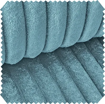Produktbild von novely® TILLEN Weicher Polsterstoff in Breitcord-Optik - Kuschelweicher Möbelstoff - Reißfester Bezugsstoff - Pflegeleichte Meterware 1 lfm - Farbe: 75 Aqua Pastell