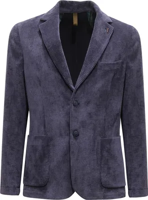 Productafbeelding van O2522 Heren Fluweelen Jakker Overhemdtmodel, Relaxed Fit