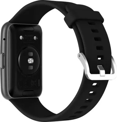 Image de Bracelet pour Huawei Watch Fit 1 Silicone souple noir