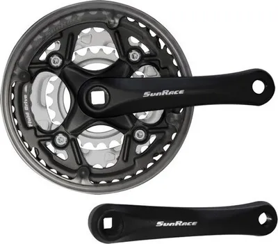 Produktbild von Sunrace Kettenradgarnitur Kurbelsatz FCM513 24-34-42 Zähne 152mm 3fach