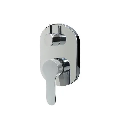 Productafbeelding van Mereo Zuna - Inbouwaccu voor 2 apparaten, met behuizing, chroom, model CB60106ZB