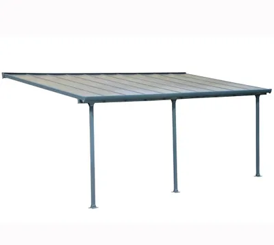 Zdjęcie produktu dla Palram - Aluminiowa osłona tarasowa Canopia Feria antracyt 295x610x305 cm