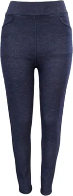 dunkelblaue Leggings
