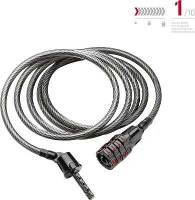 Produktbild von Kryptonite Keeper 512 Combo Kabelschloss (120cm) Schwarz