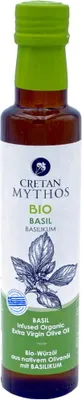 Produktbild von Cretan Mythos Natives Olivenöl Extra mit Basilikum 250ml von Kreta Ökologisch