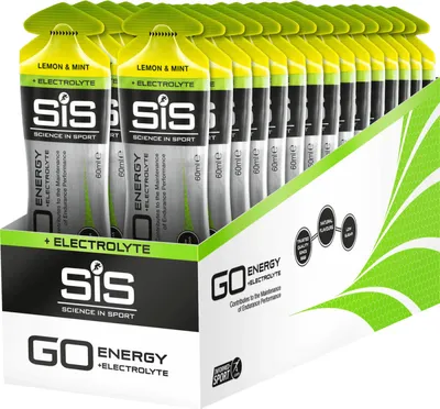 Produktbild von SIS GO Energy + Electrolyte Gels (30x60ml) Lemon & Mint - Energie & Ausdauer - Energie-Gel