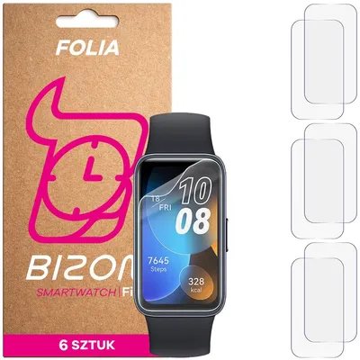 Produktbild von 6x Schutzfolie für den Bildschirm für Huawei Band 8, Bizon Watch HydroFlex