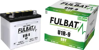 Immagine prodotto di Batteria FULBAT LAWN&GARDEN FUL DRY - U1R-9 (a secco, con manutenzione, acido incluso)