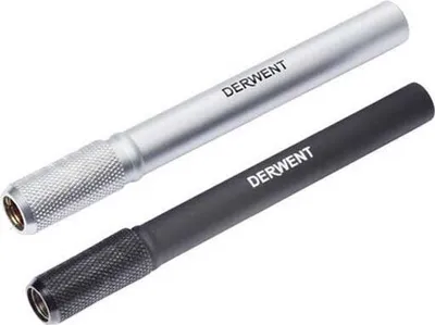 Produktbild von Derwent Bleistiftverlängerungen schwarz 2 St.