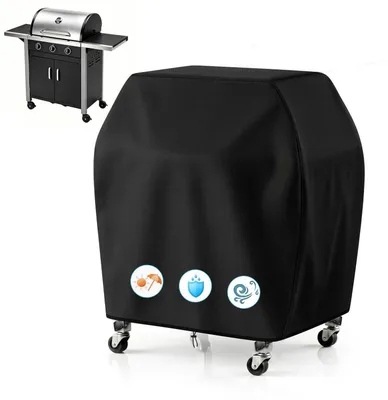 Immagine prodotto di Copertura per barbecue, resistente alle intemperie, in tessuto Oxford 500D, dimensioni 90x54x110 cm