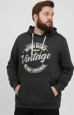 Produktbild von BLEND BHTobias BT Tobias Hoodie Herren Big & Tall Kapuzenpullover Vintage Pullover mit Kapuze Große Größen bis 6xl