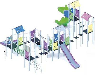 Produktbild von Freiluftspielplatz Kinderspielareal Kletterfelsen Spielecke Kinderspielplatz