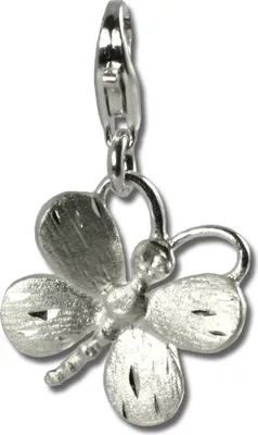 Produktbild von SilberDream Charm Anhänger Schmetterling Zirkonia 925 Echt Silber FC503
