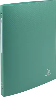 Produktbild von Exacompta 20x Ringbuch PP 500µ 4 Ringen Rücken 20mm A4 Dunkelgrün 51183E