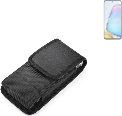 Produktbild von Holster Gürteltasche kompatibel mit Vivo Y200t Holster Gürtel Tasche wasserabweisend Handy Hülle Schutz Hülle Outdoor schwarz K-S-Trade
