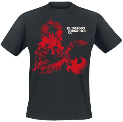 Produktbild von Dungeons and Dragons T-Shirt Herren Monsters schwarz L