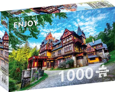 Produktbild von Puzzle mit 1000 Teilen – „Enjoy“ – Königliche Residenz, Sinaia, Rumänien