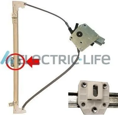 Produktbild von ELECTRIC LIFE ZR JE23 R Elektrischer Fensterheber Hinten Rechts für JEEP CHEROKEE (KJ)
